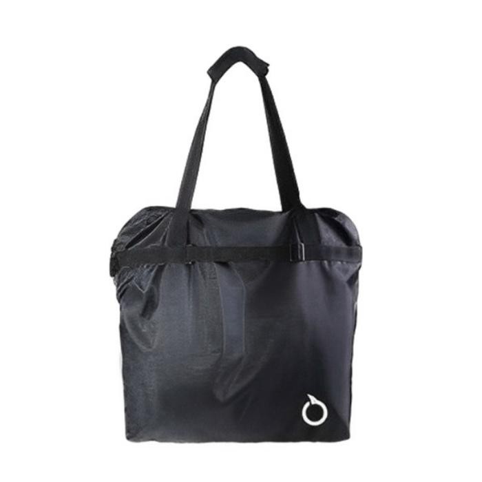 TAS SELEMPANG ORTUSEIGHT FOLDABLE TOTE BAG - BLACK