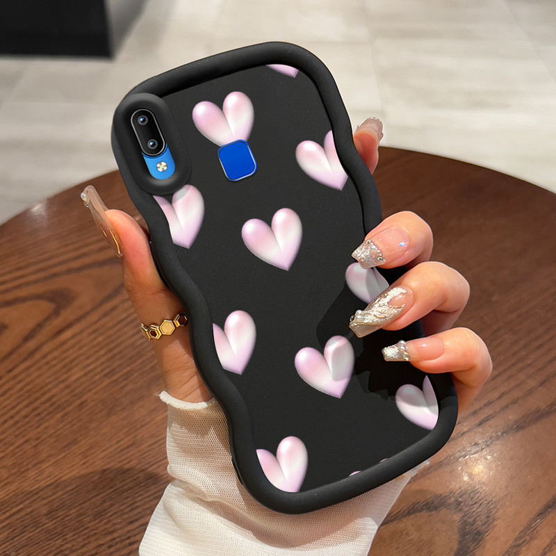 Casing Untuk VIVO Y91 Y91i Y93 Y95 Case casing Kesing ponsel sarung pelindung Love silikon Cesing so