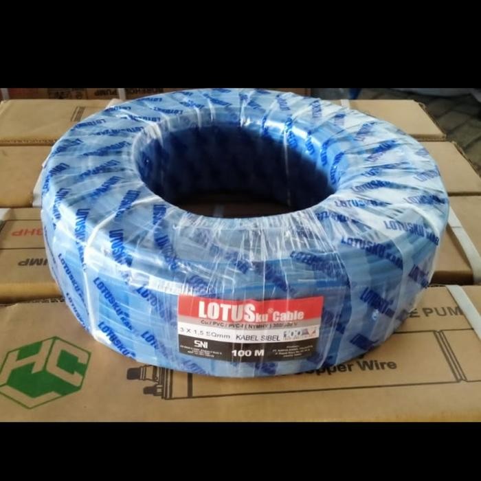 Spesial Sni Kabel Pompa Submersible Sibel Satelit Lotus 3X1.5 Mm 100 Meter