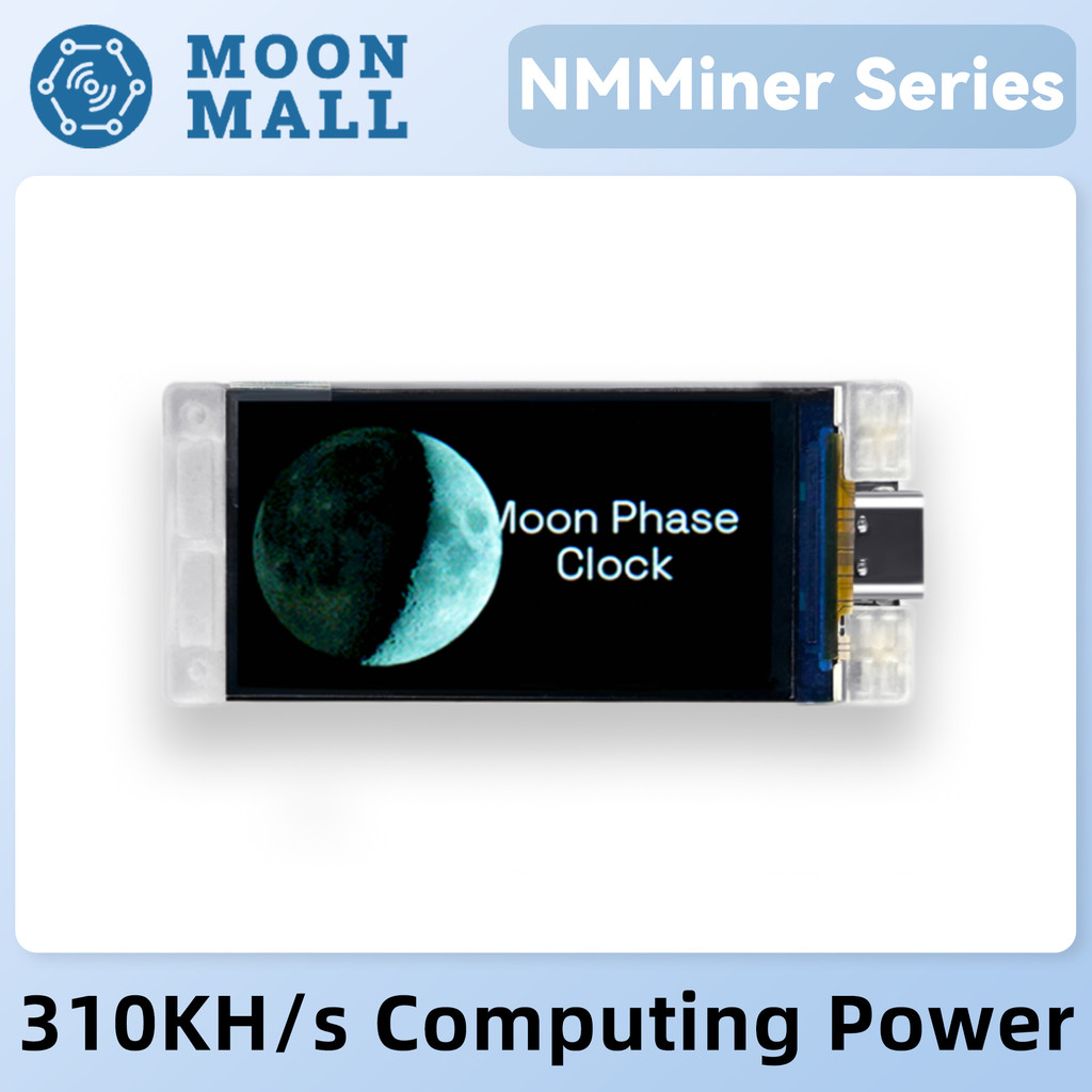 Heltec Nerd Miner V2 USB T190 Solo Lottery Miner Win BTC With High Performance 310KH/s Low Power