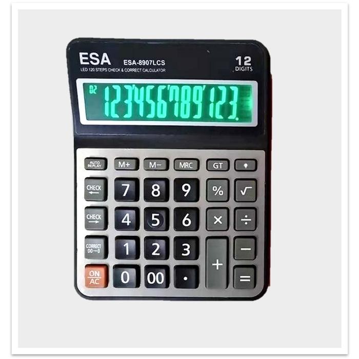 

Calculator Layar LED Check Correct ESA