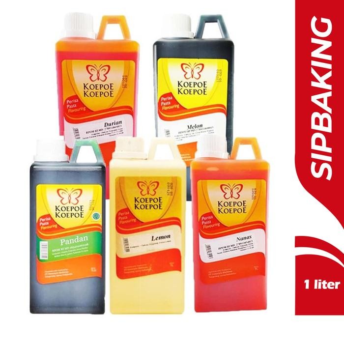 

Pasta Koepoe 1 Liter Perisa Pewarna Kupu Flavouring