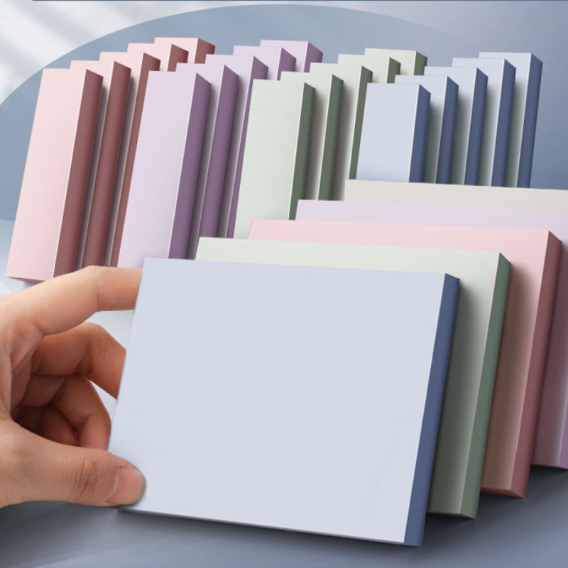 

100Sheets Morandi Sticky notes Pads Posits Stationery Paper Stickers Posted It Memo Notepad Notebook