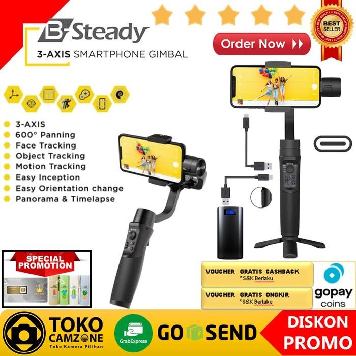 Brica B-Steady Pro 3-Axis Gimbal New 2023