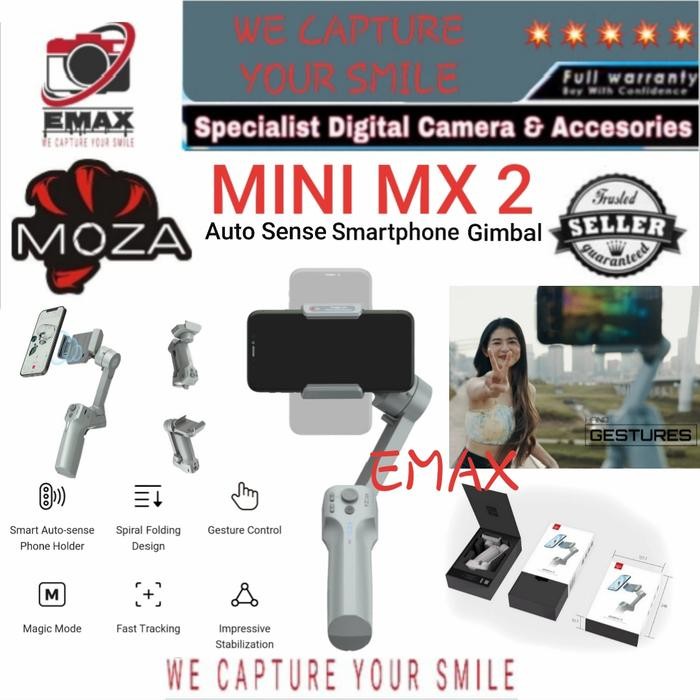 MOZA Mini MX 2 3-Axis Gimbal Stabilizer Moza Mini MX2 AI HP Actioncam