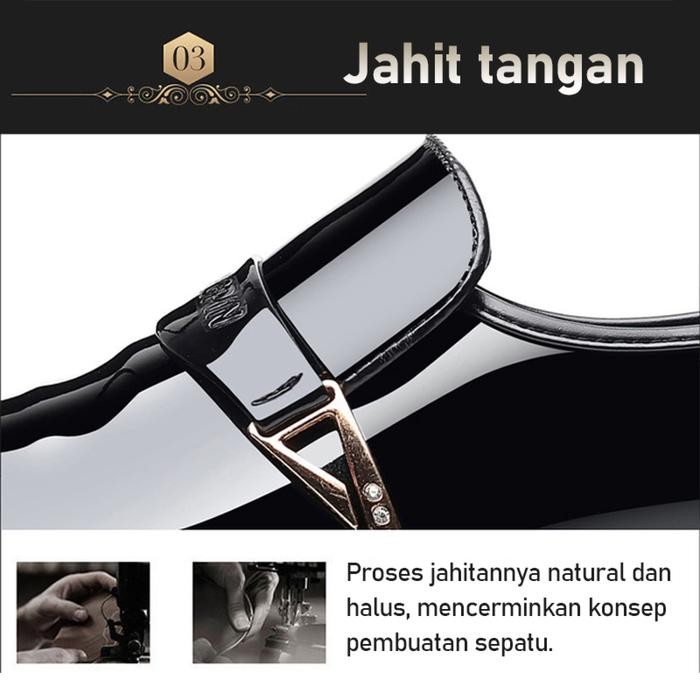 Sepatu Kulit Pria Hitam Sepatu Pantofel Bahan Kulit Sepatu Casual Pria Sepatu Pantofel Pria Sepatu