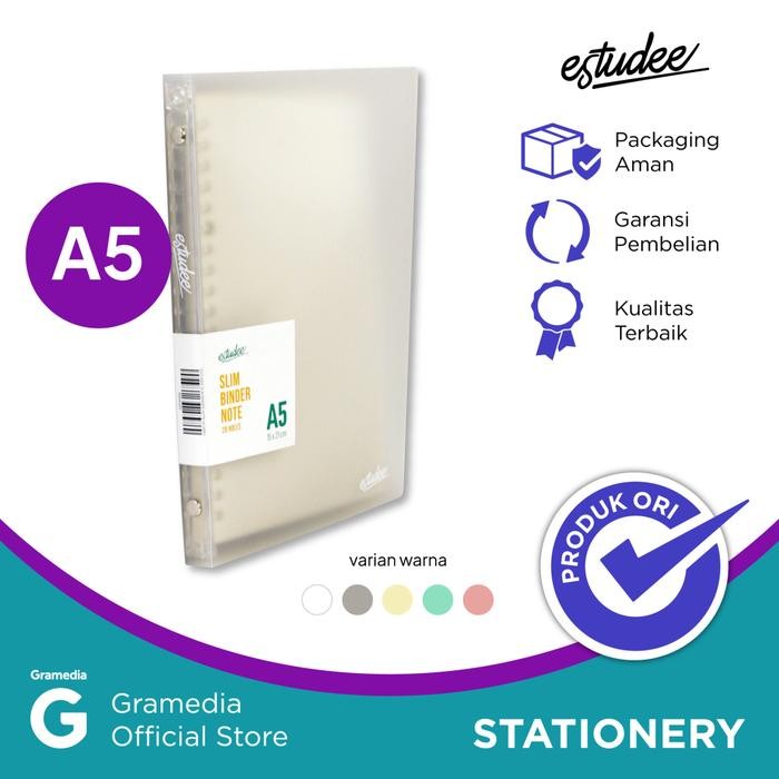 

Estudee Slim Binder Note A5 Grey