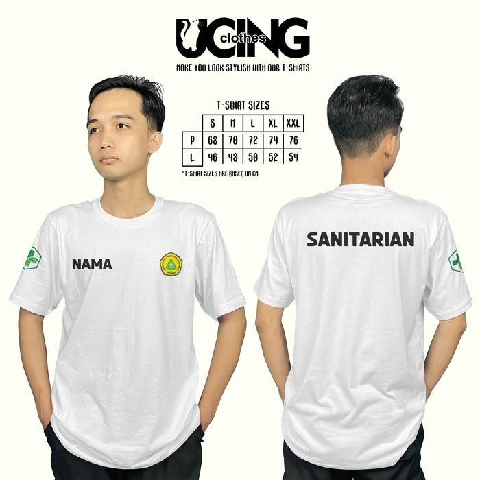 Kaos Baju SANITARIAN Himpunan Ahli Kesehatan Lingkungan Indonesia HAKLI Logo Kaos Distro
