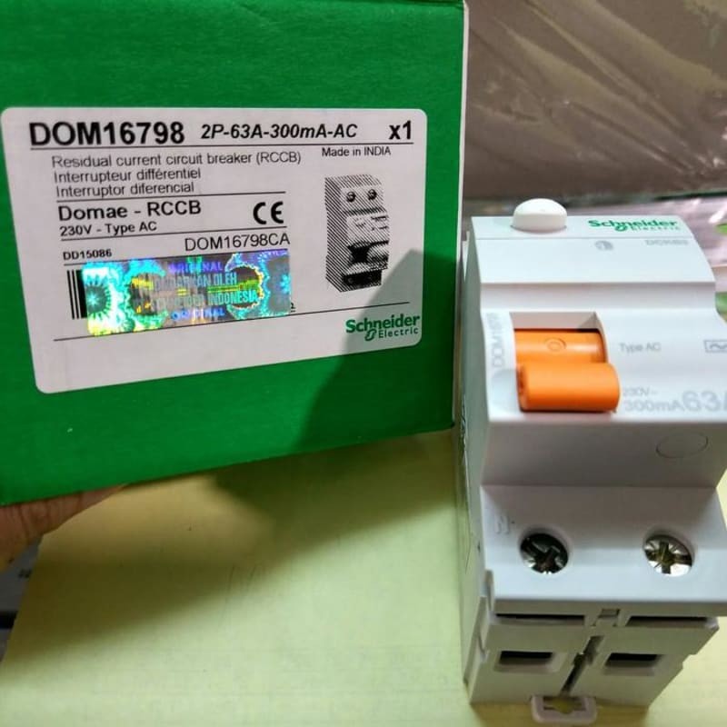 ELCB 2P 63A DOM16798 SCHNEIDER