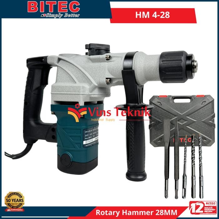 Sale Mesin Bor Beton Rotary Hammer Hm4-28D Bitec Hm 4-28 D