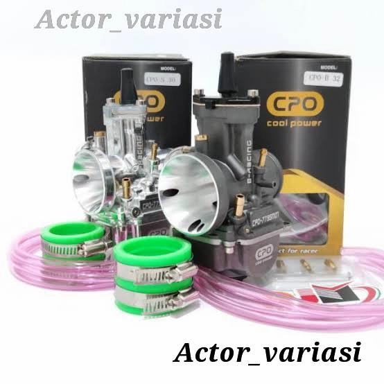 Karburator CPO Black & Chrome Original Karbu CPO , PWK 28 , 30 , 32 ,