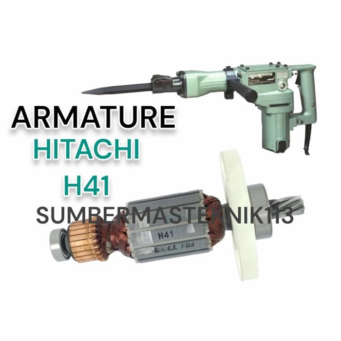 Paling Laris Armature Hitachi H41 Angker Mesin Bor Bobok Hitachi H 41 Hitachi 41
