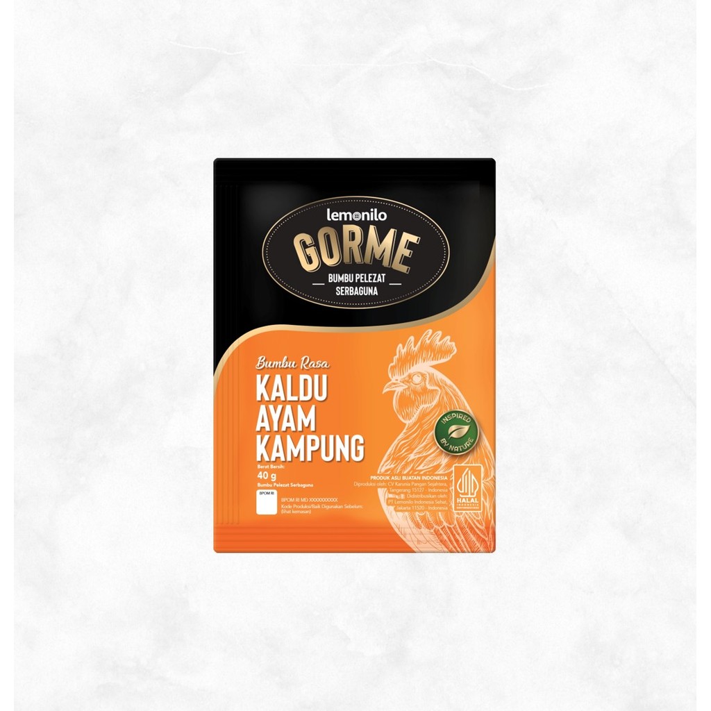 

Gorme Pelezat Serbaguna Ayam Kampung 40 gram 1 pack