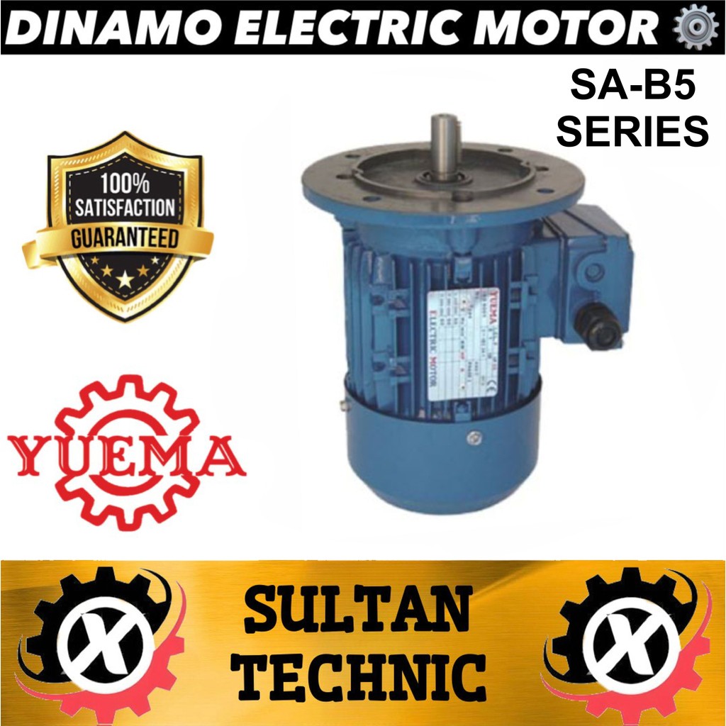 

DINAMO ELECTRIC MOTOR YUEMA SA 6P 0,5KW 0,75HP 3PHASE 380V B5
