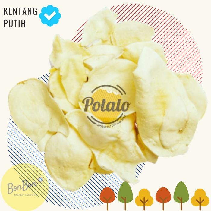 

New KERIPIK KENTANG PUTIH / KRIPIK KENTANG OVEN / POTATO CHIPS