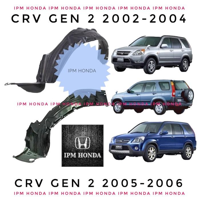 Inner Liner Linner Fender Plastik Spakbor Crv Gen2 2002 2003 2004