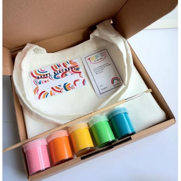 

TOTEBAG PAINTING KIT PREMIUM BY CIPRATIND SOUVENIR ANAK MURAH