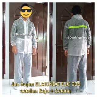 Jas hujan dewasa setelan baju + celana. Mantel hujan dewasa