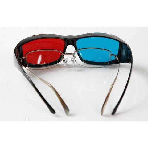 Kacamata 3D Nvidia Vision Red Blue Cyan Anaglyph Grosir