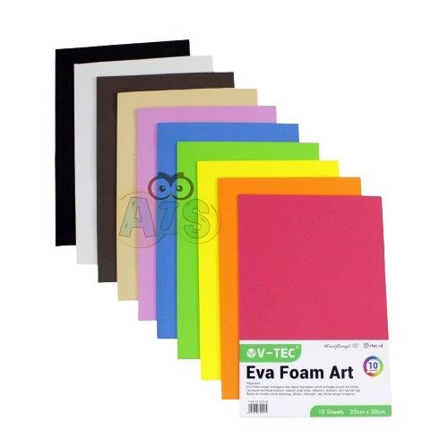 

V-Tec Eva Foam Art Paper 10 Lembar 20x30cm