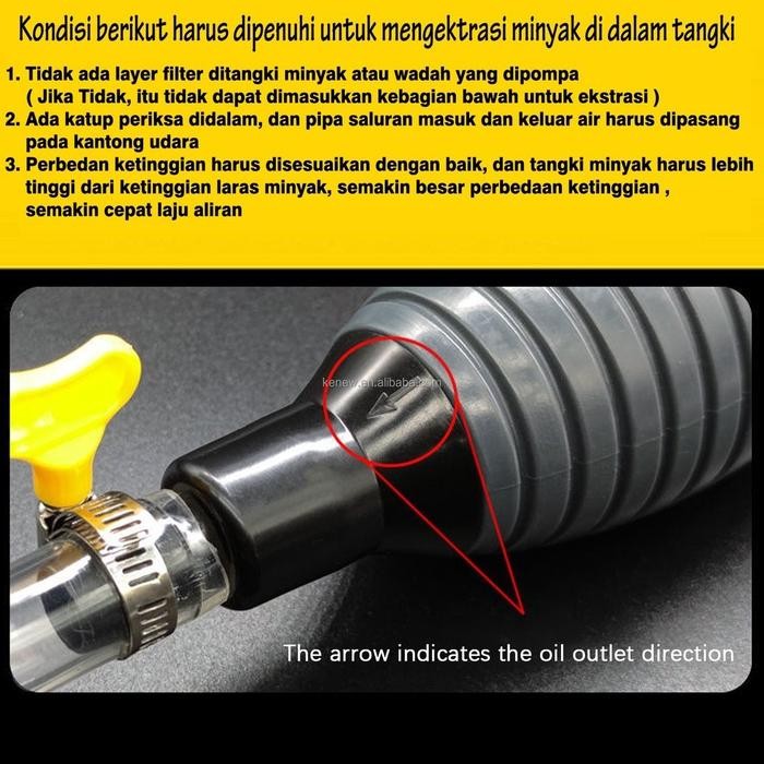 PAKET POMPA SELANG 5/8 INCH HIJAU ANTI LUMUT 15 METER POMPA MANUAL BAHAN BAKAR ALAT SEDOT AIR MINYAK