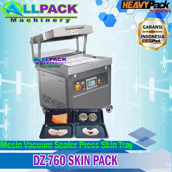 Vacuum Sealer Kemasan makanan press skin tray DZ-760 Skin Pack Kode 552