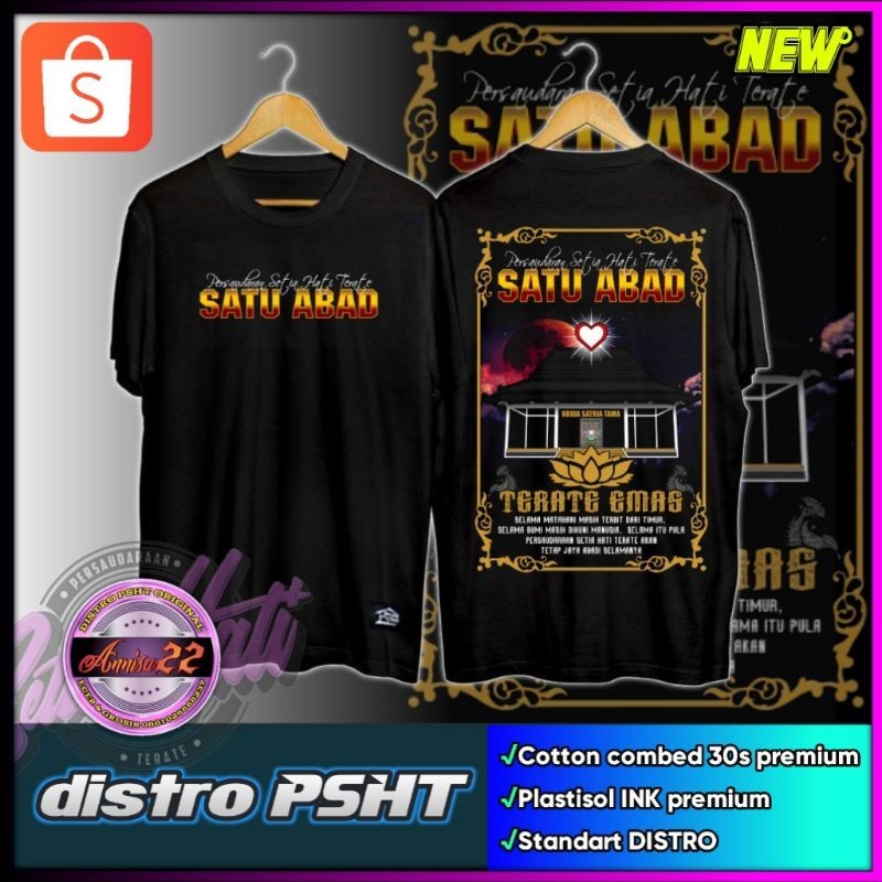 Ori KAOS PSHT TERATE EMAS NEW DISTRO VIRAL (KODE B1) PANJANG