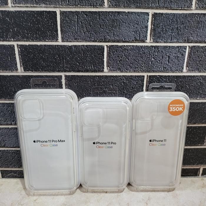 CLEAR CASE APPLE IPHONE 11 PRO MAX GARANSI RESMI IBOX INDONESIA