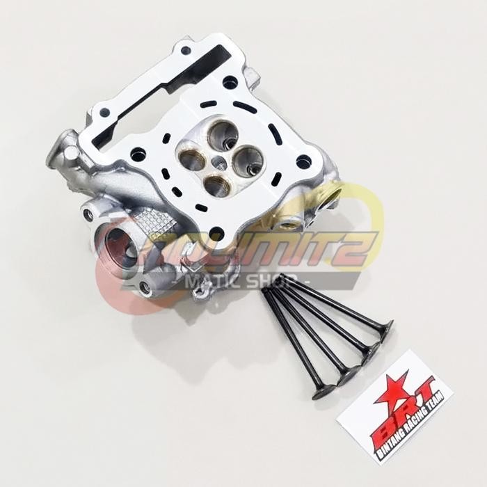 Cuci Gudang Head Brt Cnc Porting Klep 22/19 Albronze New Nmax Aerox 155 R15 Vixion