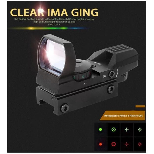 TEROPONG TELESKOP laser VENOM RED DOT COCOK BUAT HUNTING DAN PASER IKAN, Boshnell red dot OEM