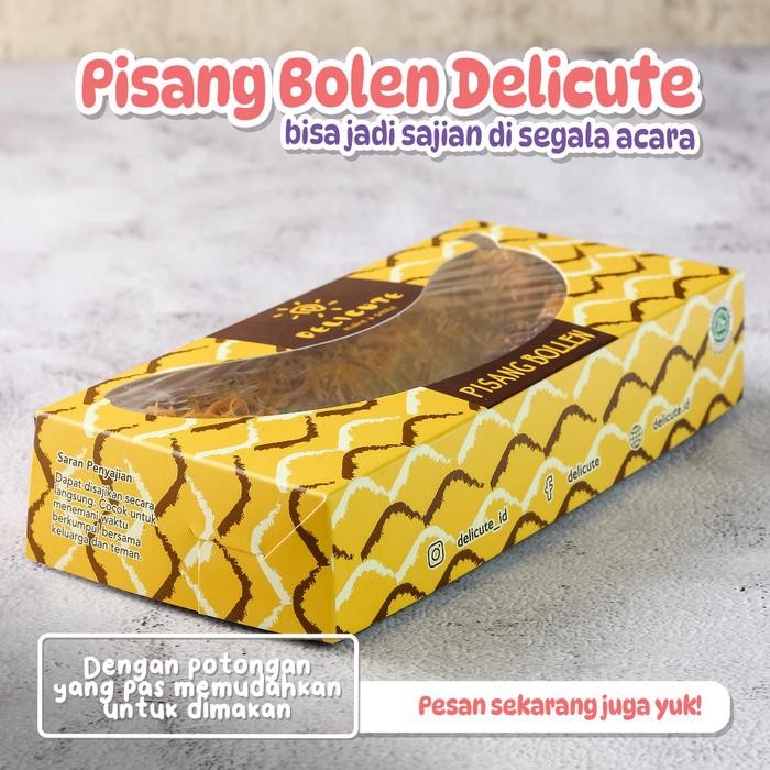 

Pisang Bollen Delicute - Bollen Pisang Meses Cokelat Keju