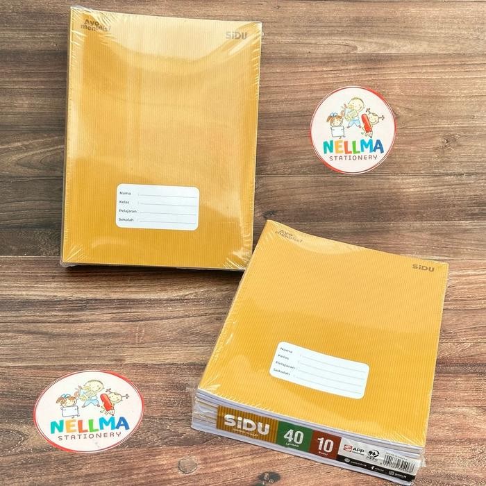 

Buku Tulis Sidu 40 Lembar Caver Sampul Coklat Isi 10 Buku Paper