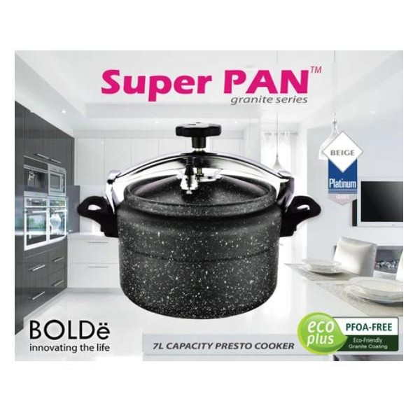 BOLDE Presto Cooker 7L Granite Black