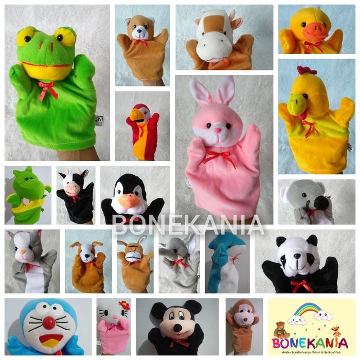 Boneka Tangan Hewan Boneka Muppet Boneka Dongeng Berlabel SNI Murah 2