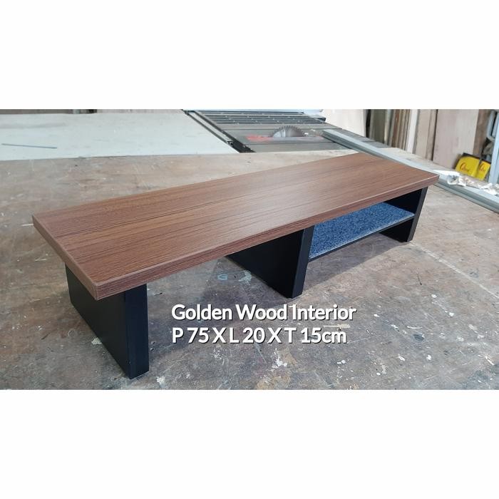 Meja Monitor komputer. Meja LaptopLesehan . P75cm HPL FULL