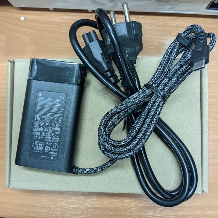 ORIGINAL Adaptor/Charger hp envy X360 13-ae 13-ac 13-ap 13-ay GEN 4 20V 3.25A TYPE C 65W