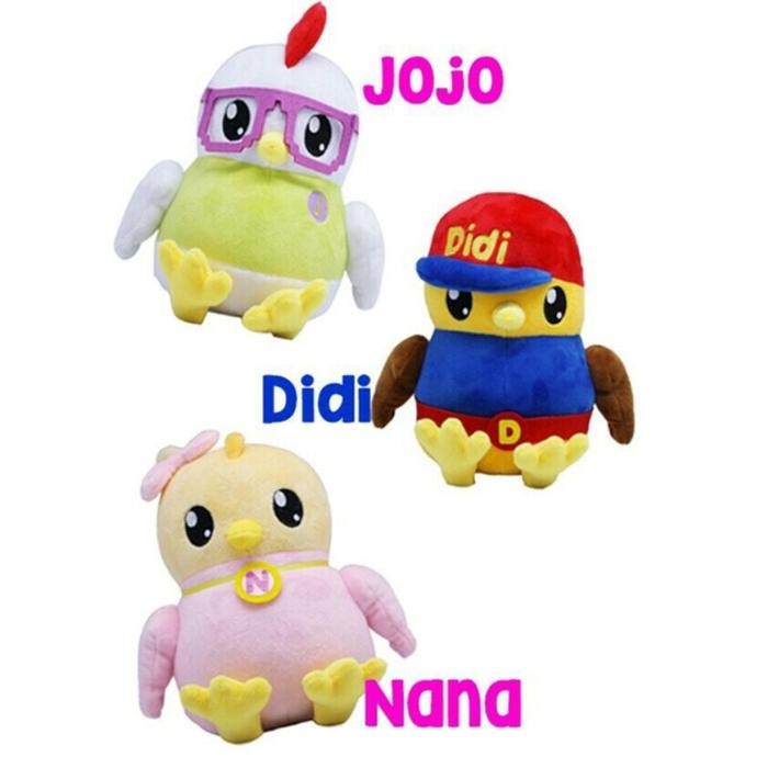 Boneka Didi Nana And Friends Plush Dolls Mainan Anak Karakter Kartun Terbaru Halus Lembut