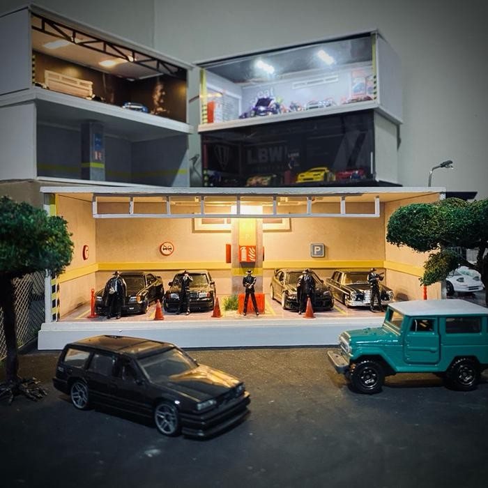 Diorama Box Basement Skala 64