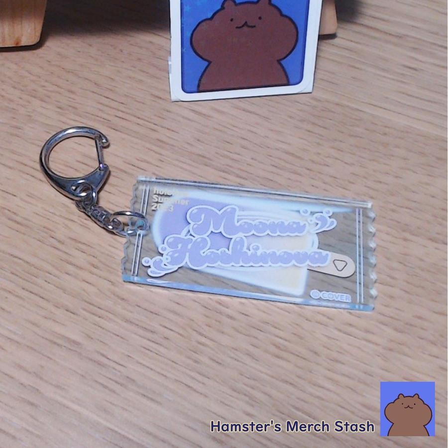 Hololive Summer 2023 Random Acrylic Name Keychain Moona Hoshinova