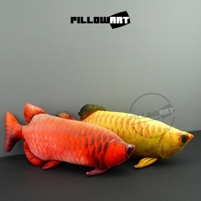 Pillowart - Bantal Boneka Ikan Arwana Size M - ART053