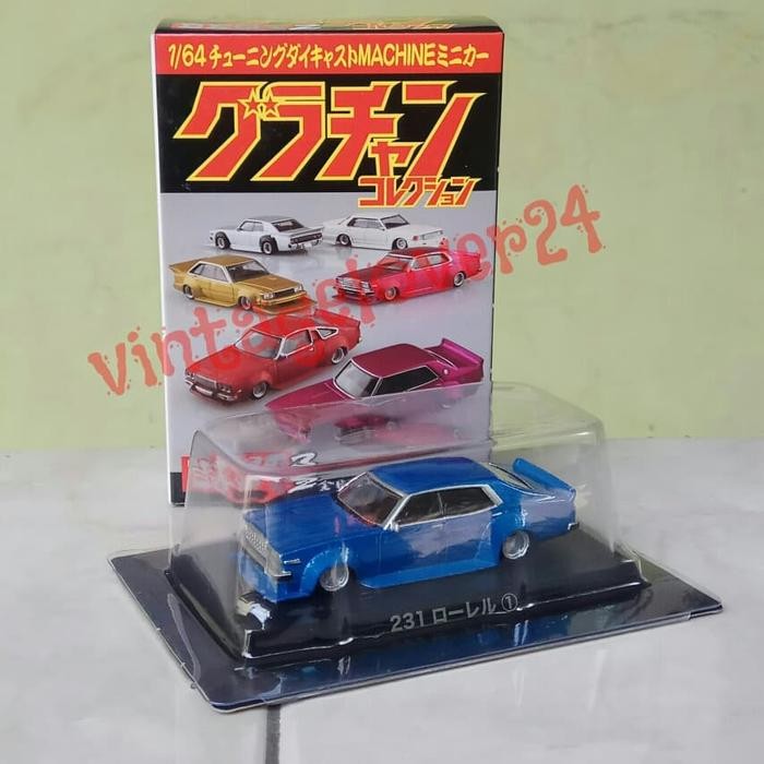 aoshima 1/64 grachan best 2 231 laurel 1 1979