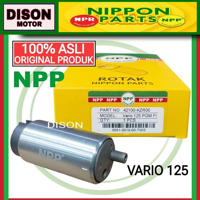 Rotak npp Vario 125 old KZR original rotak dinamo fuel pump npp Asli Bensin Mesin Injektor
