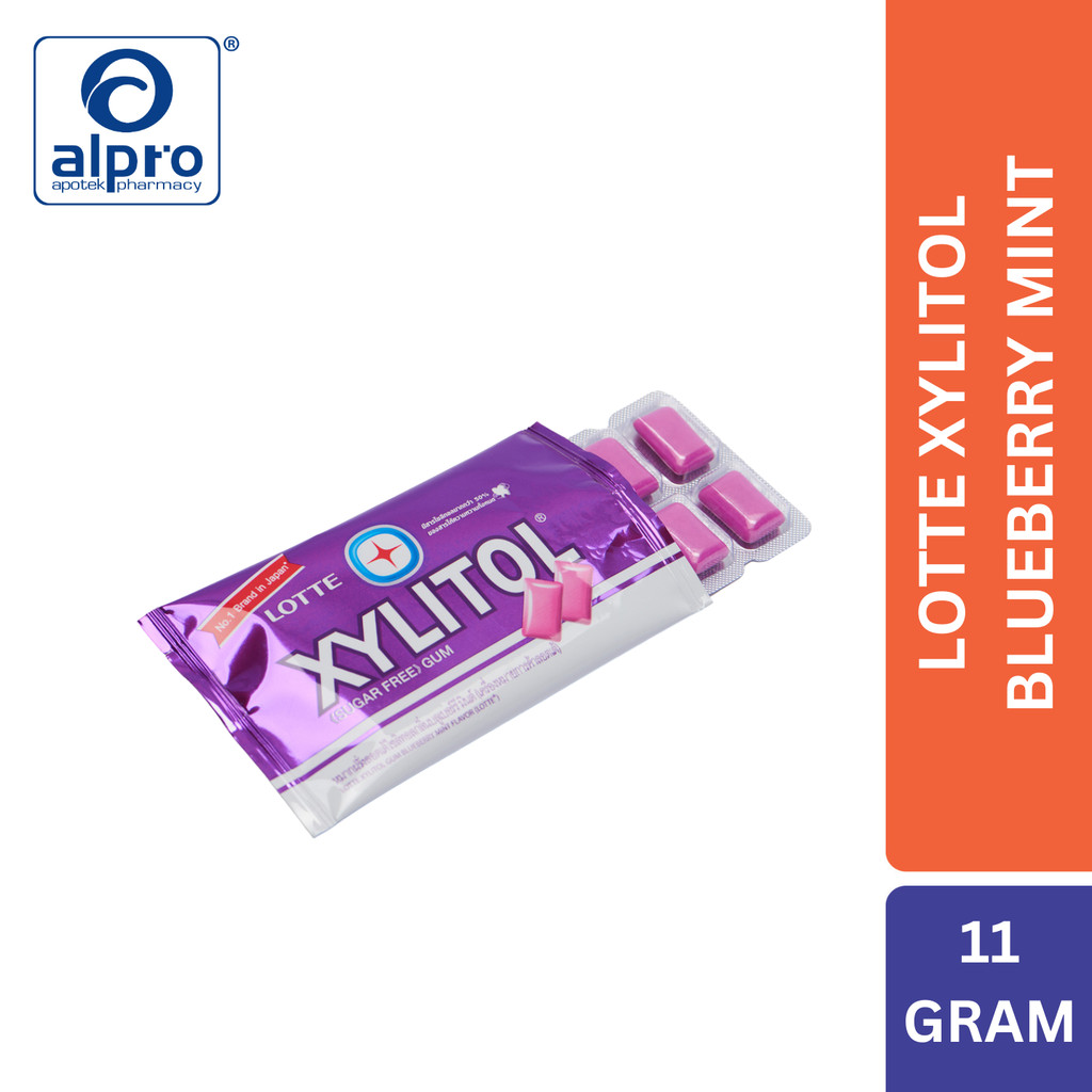 

Lotte Xylitol Blueberry Mint 11G
