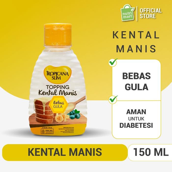 

DISKON Tropicana Slim Topping Kental Manis - Sugar FREE READY STOCK