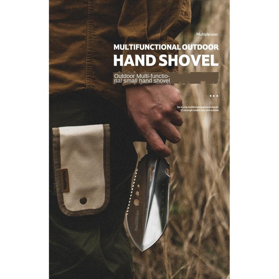 Hand Shovel Naturehike Nh20Gj001 Sekop Stainless Multifungsi Survival