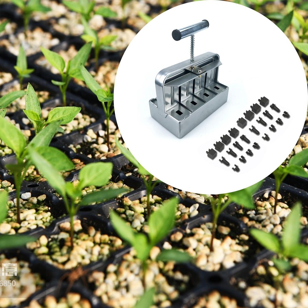 Soil Block Maker Garden Blocking Tools Anti Slip Manual Soil Block Maker for Greenhouses Outdoor