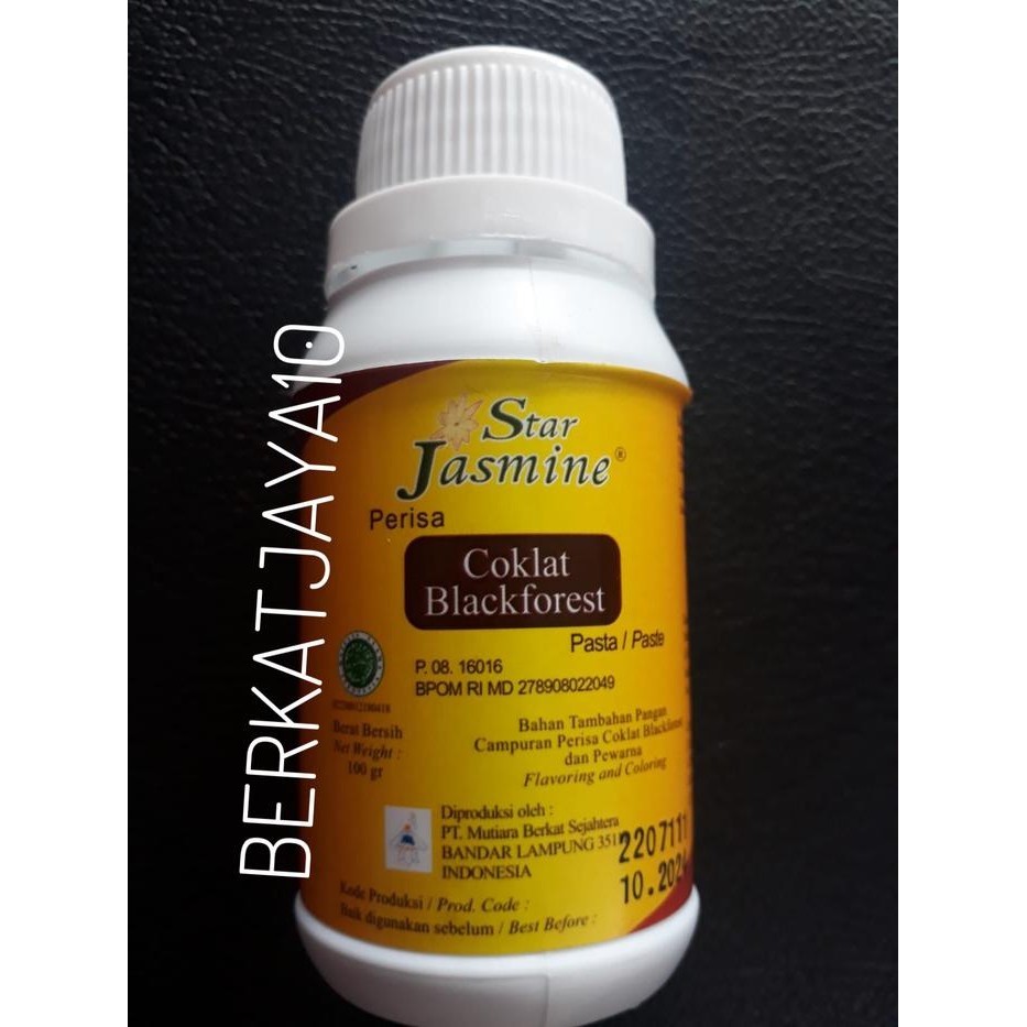 

Pasta Star Jasmine Coklat Blackforest 100gr Perisa Pewarna Makanan Kue