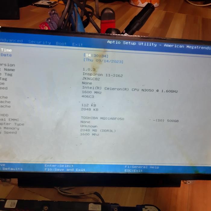 Jual layar led Slim minus 14 inchi pin 30