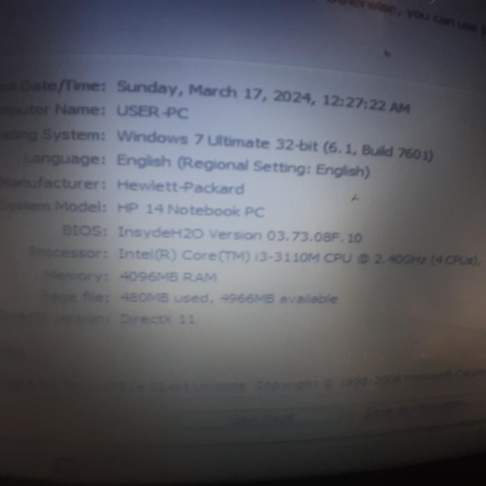 Jual mainboard mobo hp 14 notebook pc