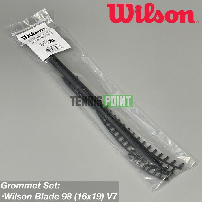 Wilson Blade 98 (16x19) V7 Original Grommet Bumper Set Raket Tenis best seller